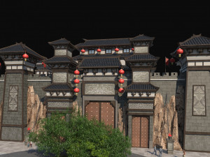 Suqian city 3D Модель