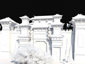 Suqian city 3D Модель