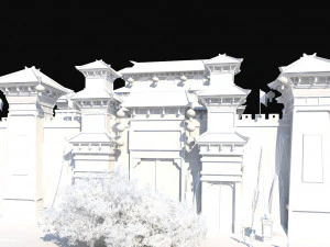 Suqiaanse stad 3D Model