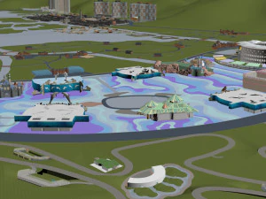 Theme Park 3D Model