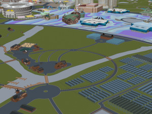 Theme Park 3D Model