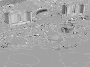 Theme Park 3D Model