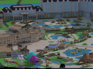 Yiwu şehri 3D Model