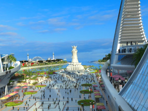 Hainan Mazu Square 3D Модель