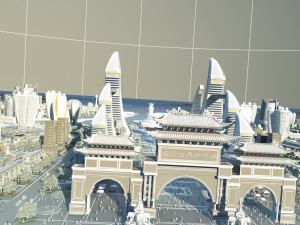 Hainan Mazu Square 3D Модель