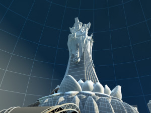 Hainan Mazu Square 3D Модель