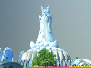 Hainan Mazu Square 3D Model