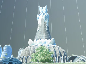 Hainan Mazu Square 3D Model