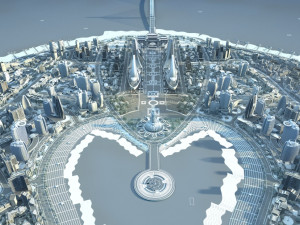 Hainan Mazu Square Model 3D