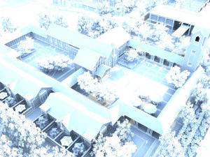 Modern architecture 3D Model