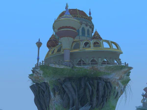 Castle in the Sky 3D Model