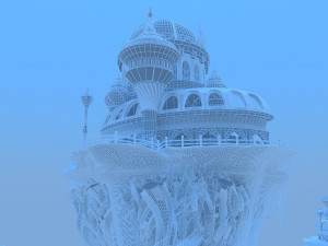Castle in the Sky 3D 모델