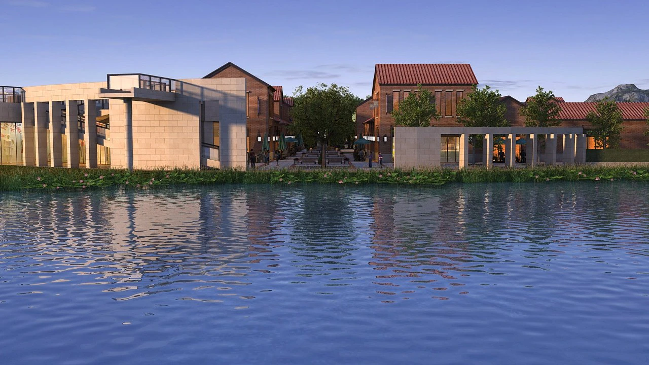 Modern architecture 3D Model .c4d .max .obj .3ds .fbx .stl .blend 