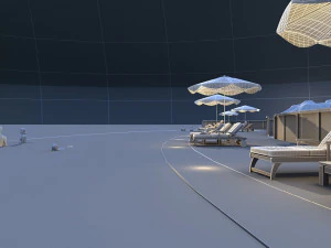 Seaside 3D Model