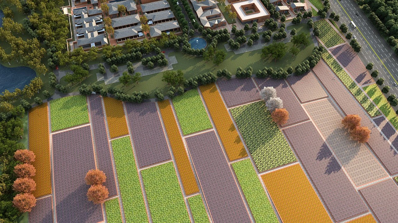 Modern architecture 3D Model .c4d .max .obj .3ds .fbx .stl .blend 