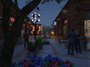 Modern architecture 3D 모델