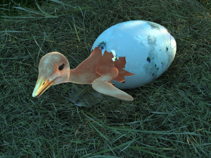 Wetland Red-crowned Crane 3D-Modell