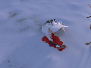 Wetland Red-crowned Crane Modelo 3D