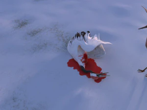 Wetland Red-crowned Crane 3D Model