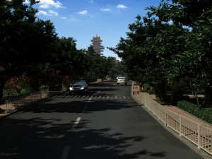 Ancient building park Modelo 3D