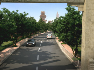 Ancient building park Modelo 3D