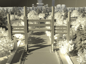 Ancient building park Modelo 3D