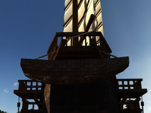 Ancient building park Modelo 3D