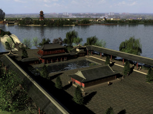 Ancient building park 3D मॉडल