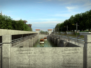 Ancient building park 3D 模型