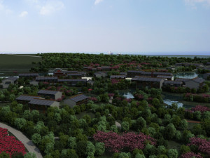 Ancient building park Model 3D