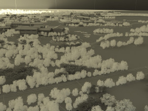 Ancient building park Model 3D