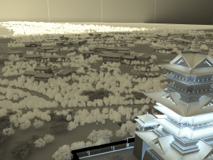Ancient building park Model 3D