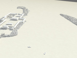 Ancient building park Model 3D