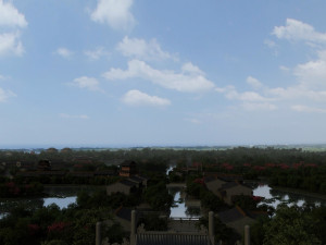 Ancient building park 3D Model