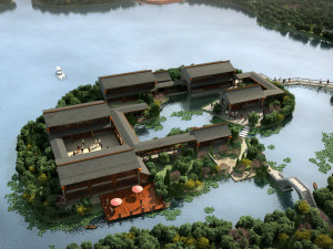 Ancient building park Modelo 3D