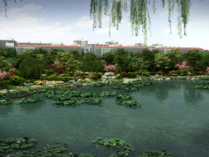 Ancient building park Modelo 3D