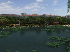 Ancient building park Modelo 3D