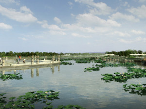 Ancient building park 3Dモデル