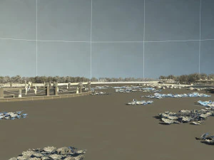 Ancient building park 3D Model