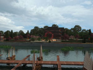 Ancient building park Model 3D