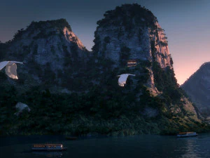 Parque de edifícios antigos Modelo 3D