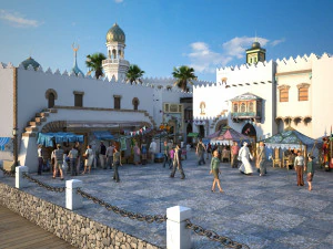Architecture in India 3D Model