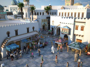 Architecture in India 3D Model