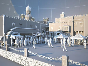 Architecture in India 3D Model