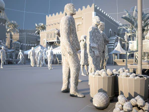 Architecture in India 3D Model