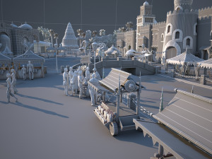 Architecture in India 3D Model