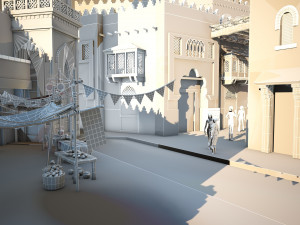 Architecture in India 3D Model