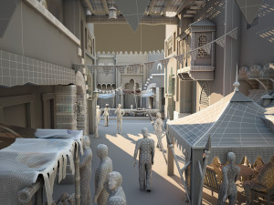 Architecture in India 3D Model