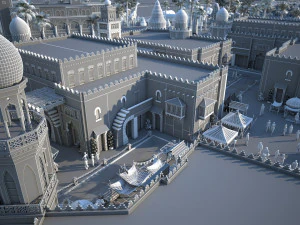 Architecture in India 3D Model