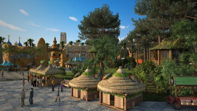 Architecture in India Model 3D .c4d .max .obj .3ds .fbx .stl .blend 